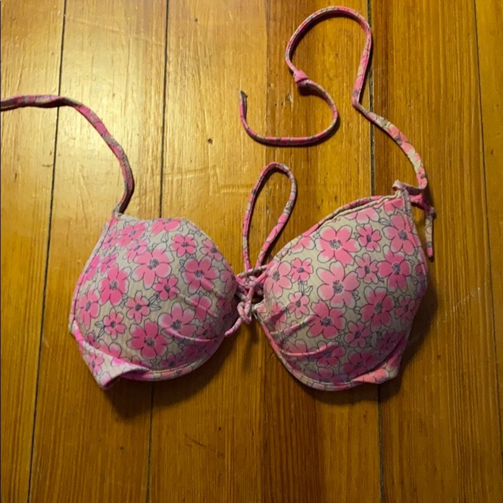 flower bikini top